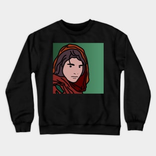 Afghan Girl Crewneck Sweatshirt